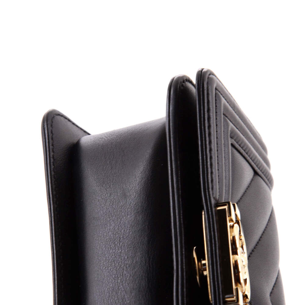 Chanel Boy Flap Bag Chevron Lambskin #233874C44B - Picture 6 of 8